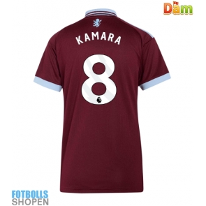 Billiga Aston Villa Boubacar Kamara #8 Hemmatröja Dam 2026-27 Kortärmad